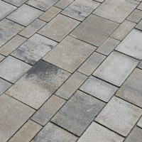 WB - Rialta Grande natur Top - 9,8-27,4 x 7,4-19,4 x 5 cm - Kombipflaster Set aus W1543+W1571 - Muschelkalk   / m&sup2;