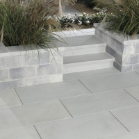 WB - Tegula Mauer natur - 24,2 x 18 x 7,5 cm  - Universalstein  - Grauschattiert / Stk