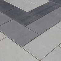 WB - Scalina - 80 x 40 x 4 cm - Terrassenplatte mit Fase, kugelgestrahlt   - Hellgrau / Stk.