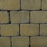 WB - Tegula Mauer antik - 36,6 x 18 x 16 cm  - Lochstein  - Sandstein / Stk