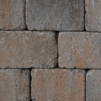WB - Tegula Mauer antik - 22,8-24,4 x 18 x 16 cm  - Kreisstein 2  - Javabraun / Stk.
