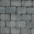 WB - Tegula Mauer antik - 25,5 x 25,5 x 12,5 cm  - Kleine Pfeilerabdeckplatte  - Grau / Stk