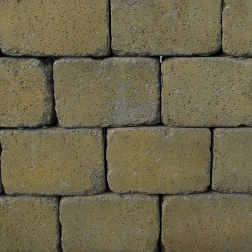 WB - Tegula Mauer antik - 25,5 x 25,5 x 12,5 cm  - Kleine Pfeilerabdeckplatte  - Sandstein / Stk