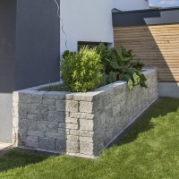 WB - Portofino - 16,5 x 30 x 7 cm, 25 x 30 x 7 cm, 33,5 x 30 x 7 cm - Set Abdeckplatten antik, gespalten - Lehm / Set