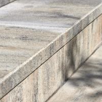 WB - Escado - 59,7 x 59,7 x 4 cm - Terrassenplatte mit Fase und Sicherungsnoppen - Muschelmix / Stk.