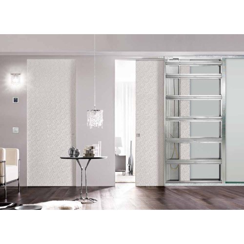 ECLISSE SCHIEBETÜRENBLATT HOLZ RAL 9010 FÜR SYNTESIS® LINE Einzelflügel 100x200cm