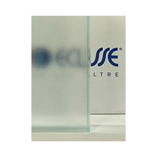 Glas Türblatt, satiniert, ESG 8mm, Kanten poliert,  inkl.aller erforderlichen Bohrungen,  sowie Silikon-Kantenschutz für Stirnseite.  Achtung: Umrüst-Set erforderlich!  Achtung: Massblatt erforderlich! Stocklichte 105x210