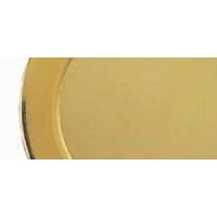 Ausf&uuml;hrung f&uuml;r Zylinderschloss. Messing lackiert