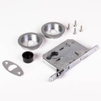 ECLISSE Griff f&uuml;r Holz-Schiebet&uuml;rblatt Messing poliert, lackiert Profilzylinderschloss