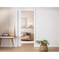 UNICO EF, Einzelfl&uuml;gel-Schiebet&uuml;rkasten, f&uuml;r Massivwand,  f&uuml;r Ziegelst&auml;rke 10 cm, f&uuml;r fertige WST. 12,5 cm,  T&uuml;rbl&auml;tter bis max. 65 mm St&auml;rke, Tragf&auml;higkeit bis max. 100 Kg, inkl. T&uuml;rblattmontageset f&uuml;r Holzt&uuml;rbl&auml;tter. Stockverkleidung NICHT Inkludiert.