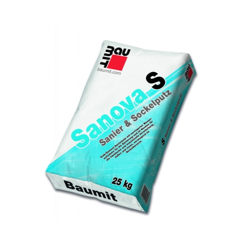 Baumit Sanova S / Sanier & Sockelputz 25kg (54 Sack/Pal.) / Sack