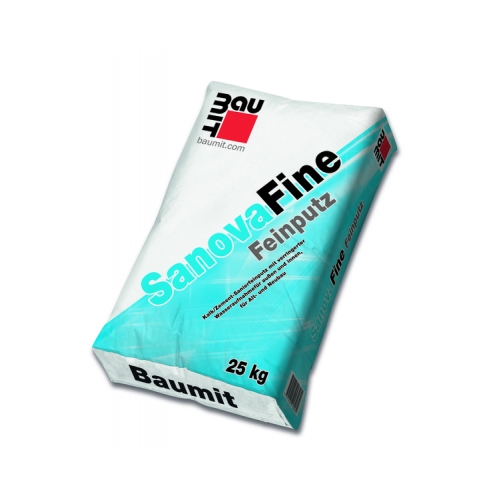 Baumit SanovaFine / Feinputz 25kg (54 Sack/Pal.) / Sack