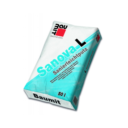 Baumit Sanova L / Sanierleichtputz 50l (40 Sack/Pal.) / Sack