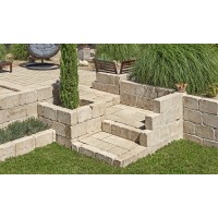 Friedl Blockstein Grado 35,0x21,0x14,0cm (60 Stk/Pal) anthrazit / Stk.