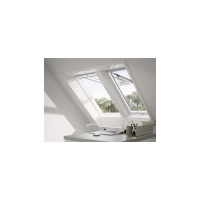 VELUX&reg; Klapp-Schwingfenster GPU Kunststoff MK06 78x118 Titanzink 3-fach Verglasung GPU66 Energiebalance Uw =1,0