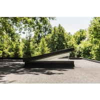 CVU Flachdachfenster, Basiselementsolarbetrieben 3-fach Vergl., 150x80cm