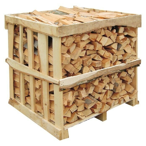 Brennholz Buche halbtrocken 33 cm 0,90 Raummeter /  Kiste