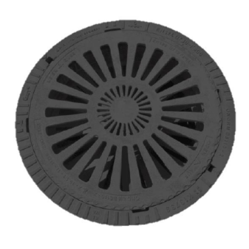 Einlaufrost  DN610 Guss  ohne Ventilation Klasse D 400 kN
