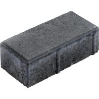 Friedl Parkettpflaster 20x10x6cm (9,6m2/Pal) / m2 anthrazit