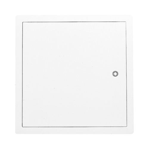 Revisionstür Softline Weiss mit Vierkantverschluss 200x200mm