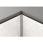 Kronospan Rocko SPC Inneneckprofil 2800x25x25mm  / Stk. Schwarz